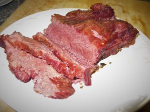 Braised corned beef photo by Carole Cancler